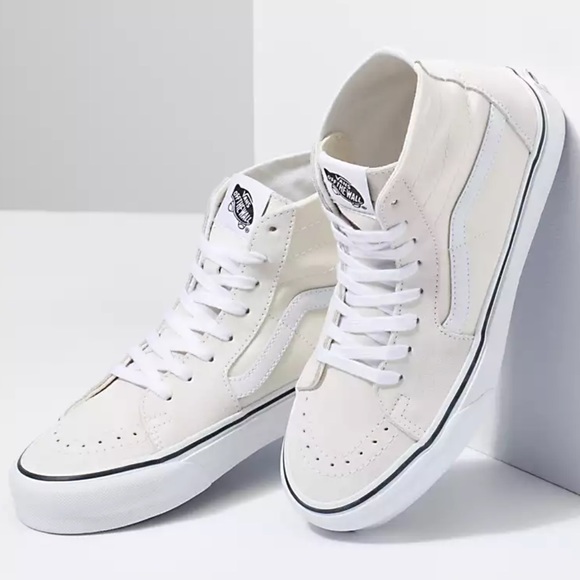 Vans Other - New!!! SK8-HI TAPERED SHOE COLOR - SUEDE/CANVAS MARSHMELLOW 13 men 14.5 women